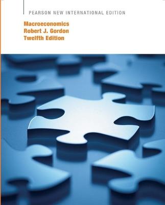 Macroeconomics: Pearson New International Edition - Robert Gordon - cover