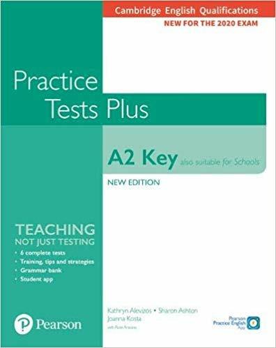 Cambridge English Qualifications: A2 Key (Also suitable for Schools) Practice Tests Plus - Rosemary Aravanis,Sharon Ashton - cover