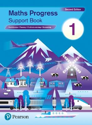 Maths Progress Second Edition Support Book 1: Second Edition - Katherine Pate,Naomi Norman - cover