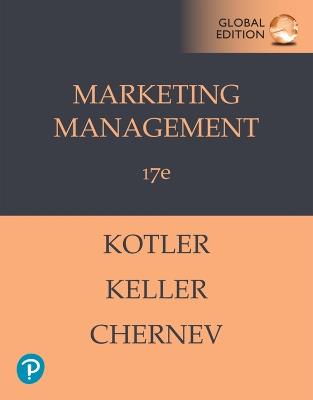 Marketing Management -- Global Edition - Philip Kotler,Kevin Keller,Alexander Chernev - cover
