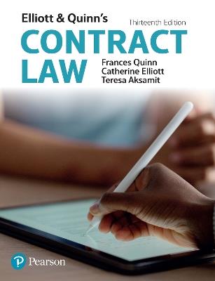 Contract Law - Catherine Elliott,Frances Quinn,Teresa Aksamit - cover