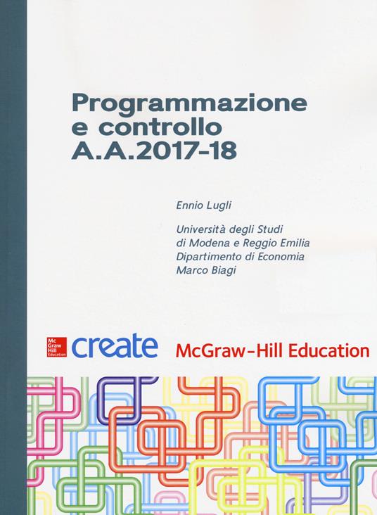 Programmazione e controllo A. A. 2017-18  - copertina