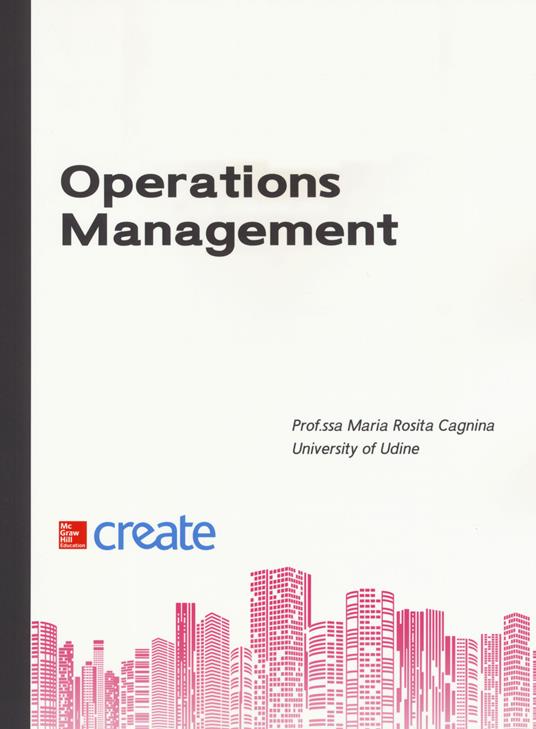 Operation management. Con Connect - copertina