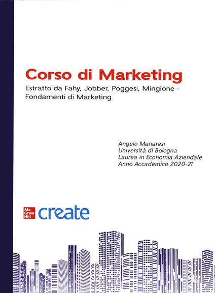 Corso di marketing. Estratto da Fahy, Jobber, Poggesi, Mingione. Fondamenti di marketing - copertina