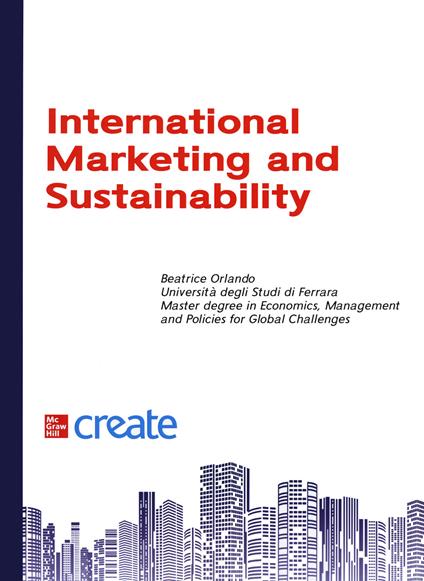 International marketing and sustainability - copertina