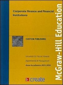 Corporate finance and financial institutions - copertina