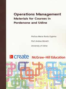 Libro Operation management. Materials for courses in Pordenone and Udine 
