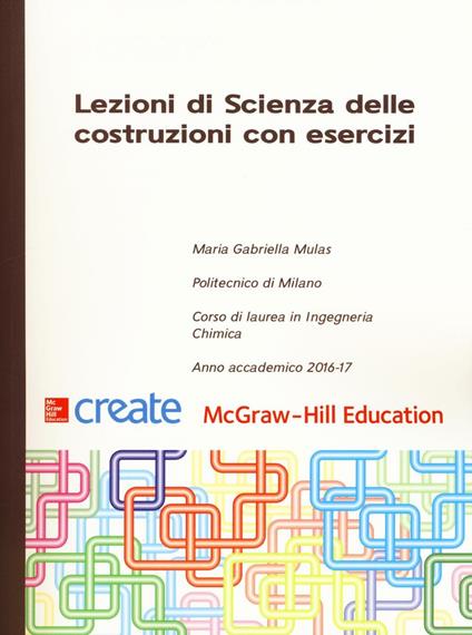 Lezioni di scienza delle costruzioni con esercizi - copertina