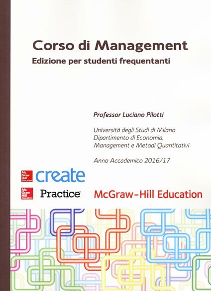 Corso di management. Edizione per studenti frequentanti - Luciano Pilotti - copertina