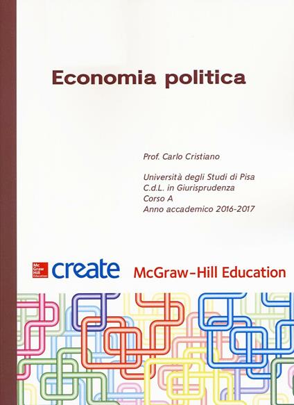Economia politica - copertina