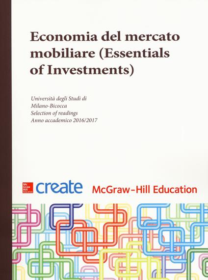Economia del mercato mobiliare (Essentials of Investments) - copertina