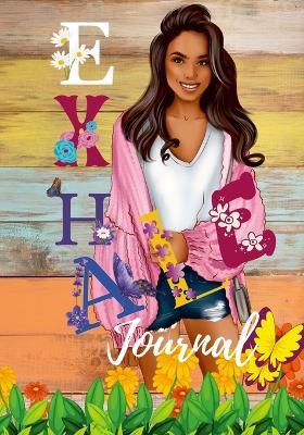 Exhale Journal: 103 page journal with guided prompt, password tracker, saving tracker, and blank pages - Hayde Miller - cover