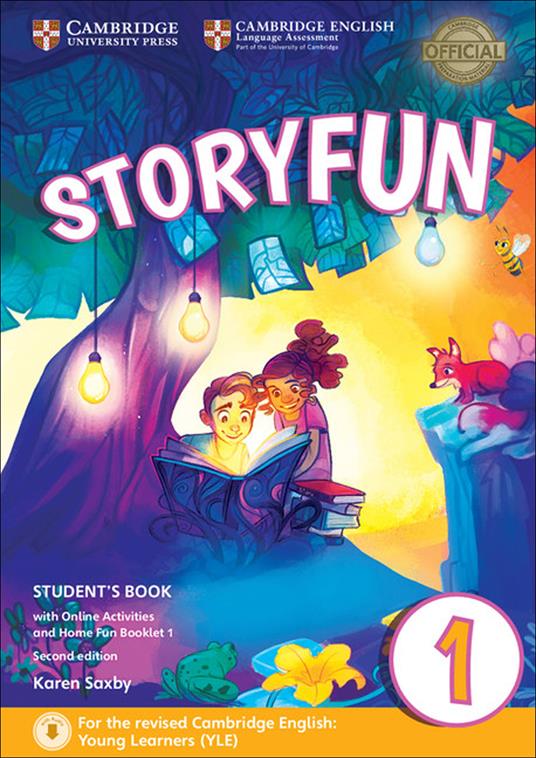 Storyfun for Starters Level 1 Student's Book with Online Activities and Home Fun Booklet 1 - Karen Saxby - cover