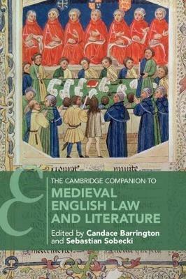 The Cambridge Companion to Medieval English Law and Literature - cover