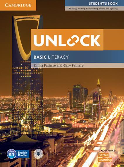 Unlock Basic Literacy Student's Book with Downloadable Audio - Emma Pathare,Gary Pathare - cover