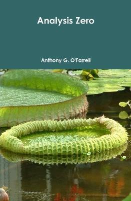 Analysis Zero - Anthony G. O'Farrell - cover
