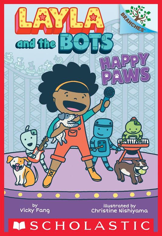 Happy Paws: A Branches Book (Layla and the Bots #1) - Vicky Fang,Christine Nishiyama - ebook