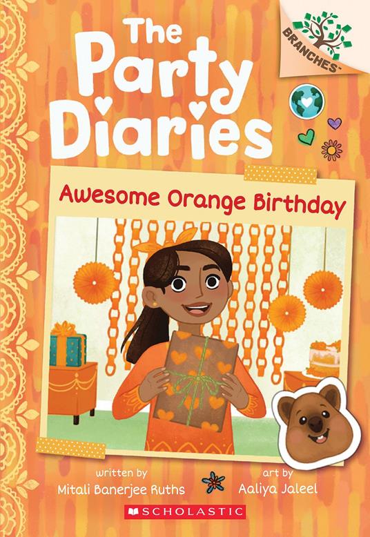Awesome Orange Birthday: A Branches Book (The Party Diaries #1) - Mitali Banerjee Ruths,Aaliya Jaleel - ebook