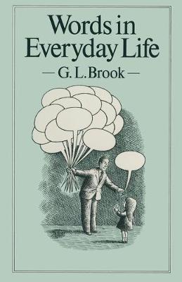 Words in Everyday Life - G L Brook - cover