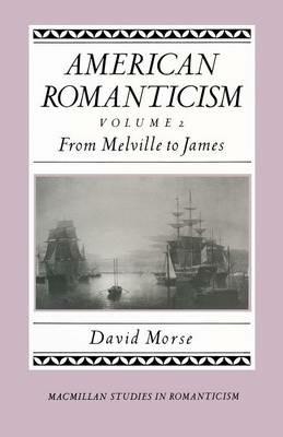 American Romanticism: From Melville to James-The Enduring Excessive - David Morse - cover