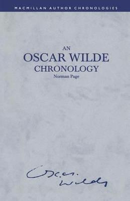 An Oscar Wilde Chronology - cover
