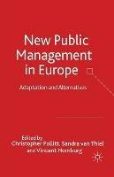 New Public Management in Europe: Adaptation and Alternatives - cover