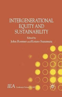 Intergenerational Equity and Sustainability - cover