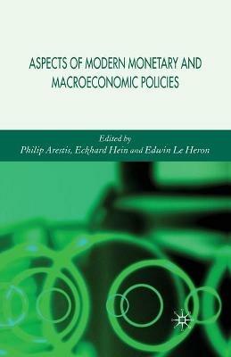 Aspects of Modern Monetary and Macroeconomic Policies - cover