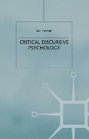 Critical Discursive Psychology - I. Parker - cover