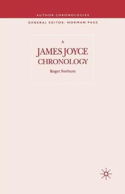 A James Joyce Chronology - R. Norburn - cover