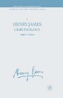 A Henry James Chronology - E. Harden - cover