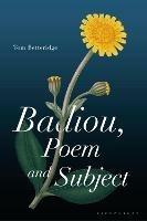 Badiou, Poem and Subject - Tom Betteridge - cover