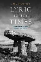 Lyric In Its Times: Temporalities in Verse, Breath, and Stone - John Wilkinson - cover