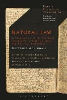 Natural Law: A Translation of the Textbook for Kant’s Lectures on Legal and Political Philosophy - Gottfried Achenwall - cover