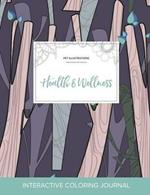 Adult Coloring Journal: Health & Wellness (Pet Illustrations, Abstract Trees)