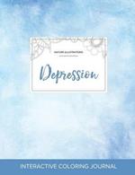 Adult Coloring Journal: Depression (Nature Illustrations, Clear Skies)