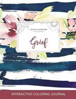 Adult Coloring Journal: Grief (Butterfly Illustrations, Nautical Floral)