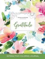 Adult Coloring Journal: Gratitude (Mythical Illustrations, Pastel Floral)