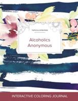 Adult Coloring Journal: Alcoholics Anonymous (Turtle Illustrations, Nautical Floral) - Courtney Wegner - cover