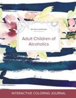 Adult Coloring Journal: Adult Children of Alcoholics (Sea Life Illustrations, Nautical Floral)