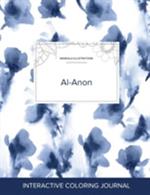 Adult Coloring Journal: Al-Anon (Mandala Illustrations, Blue Orchid)