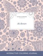 Adult Coloring Journal: Al-Anon (Mythical Illustrations, Ladybug)