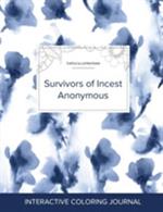 Adult Coloring Journal: Survivors of Incest Anonymous (Turtle Illustrations, Blue Orchid)