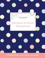 Adult Coloring Journal: Survivors of Incest Anonymous (Turtle Illustrations, Polka Dots)