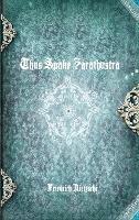 Thus Spake Zarathustra - Friedrich Nietzsche - cover