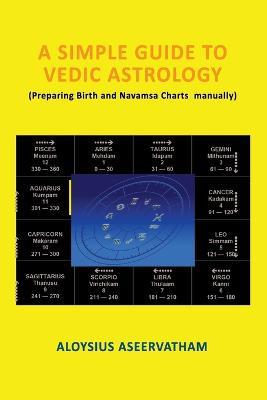 A Simple Guide to Vedic Astrology - Aloysius Aseervatham - cover