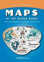 Art Of Coloring: Maps Of The Disney Parks: 36 Postcards to Inspire Creativity