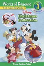 World of Reading: Disney Christmas Collection 3-in-1 Listen-Along Reader-Level 1: 3 Festive Tales with CD!