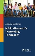 A Study Guide for Nikki Giovanni's 