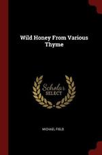 Wild Honey from Various Thyme
